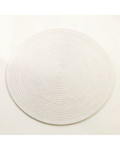 Juniper Crest Round Area Rug - White (synthetic illustration; no displayed measurements)