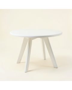 Lake Bridge Patio Table - White (synthetic illustration; no displayed measurements)