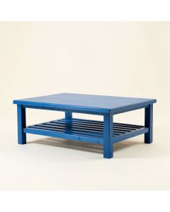 Shore Arc Coffee Table - Blue (synthetic illustration; no displayed measurements)