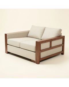 Hillcrest 85 '' Linen Square Arm Sofa Bed (synthetic illustration; no displayed measurements)