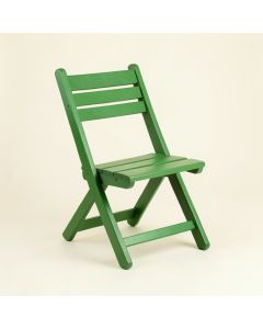 Rowan Bend Folding Outdoor Chair - Green (synthetic illustration; no displayed measurements)