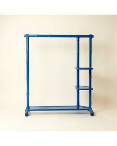 Linden Brook Empty Garment Rack - Blue (synthetic illustration; no displayed measurements)