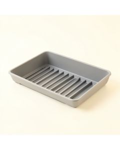 Sage Falls Empty Under-Desk Cable Tray - Gray (synthetic illustration; no displayed measurements)