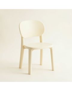 Flint Bend Small Chair - Ivory (synthetic illustration; no displayed measurements)