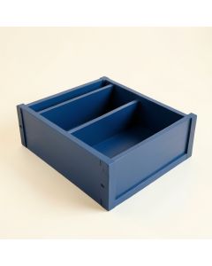 Hill Bend Empty Pantry Drawer Organizer Insert - Blue (synthetic illustration; no displayed measurements)