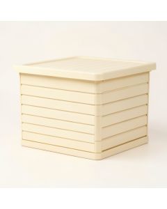 Spruce Bluff Closed Outdoor Storage Box - Ivory (synthetic illustration; no displayed measurements)