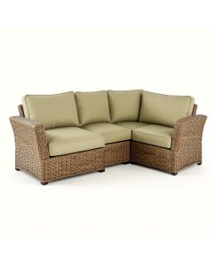 Waterbury 6 Piece Rattan Sofa Seating Group With Cushions (synthetic illustration; no displayed measurements)