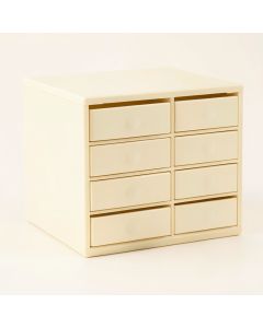 Elm Canyon Small-Parts Storage Drawer Cabinet - Ivory (synthetic illustration; no displayed measurements)