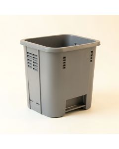Alder Branch Closed Garden Compost Bin - Gray (synthetic illustration; no displayed measurements)