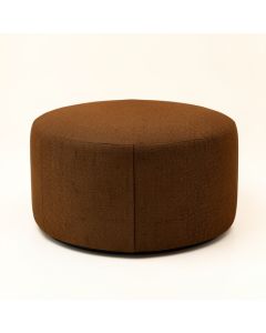 Heider 20 '' Round Chevron Pouf Ottoman (synthetic illustration; no displayed measurements)