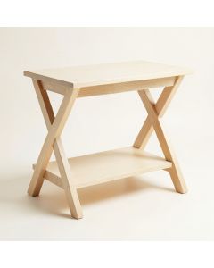 Slate Bridge Side Table - Ivory (synthetic illustration; no displayed measurements)