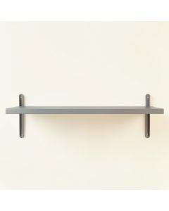 Oak Brook Wall-Mounted Shelf - Gray (synthetic illustration; no displayed measurements)