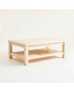 River Edge Coffee Table - Ivory (synthetic illustration; no displayed measurements)