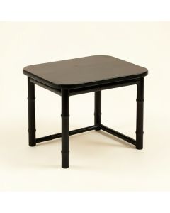 Maple Brook Compact Balcony Table - Black (synthetic illustration; no displayed measurements)