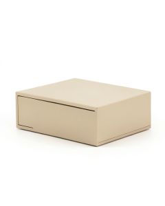 Olive Bend Desktop Monitor Riser - Beige (synthetic illustration; no displayed measurements)