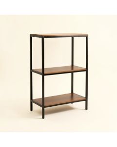 Marny 70.8 '' X 70.8 '' W Steel Etagere Bookcase (synthetic illustration; no displayed measurements)