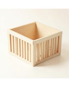 Fern Bridge Empty Furniture-Style Litter Enclosure - Ivory (synthetic illustration; no displayed measurements)