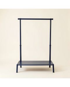 Aspen Bend Empty Garment Rack - Navy (synthetic illustration; no displayed measurements)