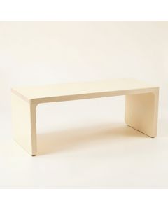 Birch Branch Indoor Bench - Cream (synthetic illustration; no displayed measurements)