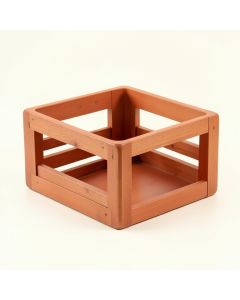 Hill Field Empty Furniture-Style Pet Crate - Terracotta (synthetic illustration; no displayed measurements)