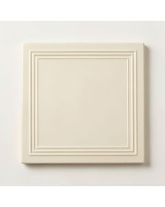 Brook Crest Uninstalled Square Decorative Tile - Ivory (synthetic illustration; no displayed measurements)