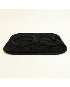 Cliff Brook Bath Mat - Black (synthetic illustration; no displayed measurements)