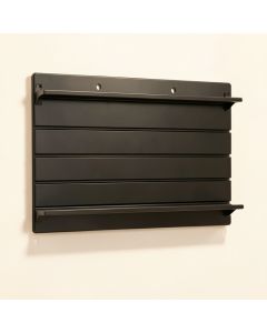 Holly Canyon Empty Wall-Mounted Tool Organizer Panel - Black (synthetic illustration; no displayed measurements)