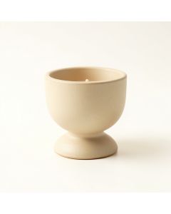 Cedar Bluff Empty Candle Holder - Beige (synthetic illustration; no displayed measurements)