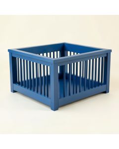 Holly Edge Empty Furniture-Style Pet Crate - Blue (synthetic illustration; no displayed measurements)