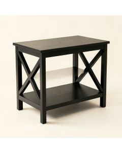 Reed Field Side Table - Black (synthetic illustration; no displayed measurements)