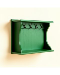 Cedar Brook Wall-Mounted Entryway Organizer Shelf - Green (synthetic illustration; no displayed measurements)