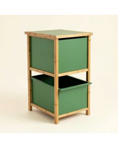 Cedar Arc Freestanding Pull-Out Hamper Cabinet (synthetic illustration; no displayed measurements)