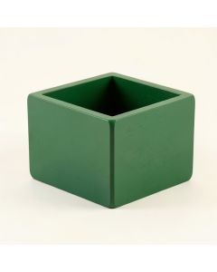 Cliff Canyon Empty Raised Planter - Green (synthetic illustration; no displayed measurements)