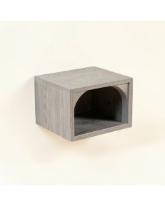 Oak Canyon Wall-Mounted Cat Perch - Gray (synthetic illustration; no displayed measurements)