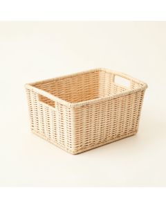 Ash Canyon Empty Storage Basket - Ivory (synthetic illustration; no displayed measurements)