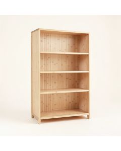Lake Edge Freestanding Bookcase - Beige (synthetic illustration; no displayed measurements)