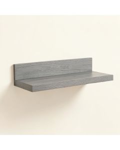 Linden Bend Wall-Mounted Shelf - Gray (synthetic illustration; no displayed measurements)