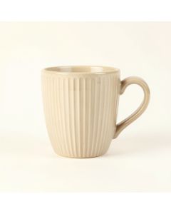 Shore Arc Ceramic Mug - Beige (synthetic illustration; no displayed measurements)