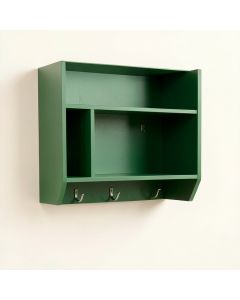 Briar Crest Wall-Mounted Entryway Organizer Shelf - Green (synthetic illustration; no displayed measurements)