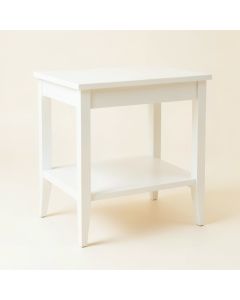 Moss Bluff Side Table - White (synthetic illustration; no displayed measurements)