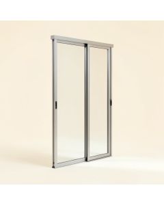 Mirrored Sliding Closet Doors With Installation Hardware Kit (synthetic illustration; no displayed measurements)