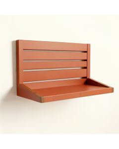 Maple Dell Wall-Mounted Entryway Organizer Shelf - Terracotta (synthetic illustration; no displayed measurements)