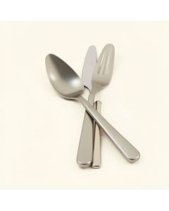 Cheese Cutlery 4 Piece Flatware Set , Service For 1 (synthetic illustration; no displayed measurements)