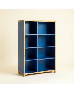 Meadow Bridge Freestanding Bookcase - Blue (synthetic illustration; no displayed measurements)
