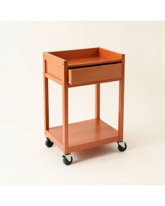 Glen Brook Empty Rolling Workshop Cart - Terracotta (synthetic illustration; no displayed measurements)