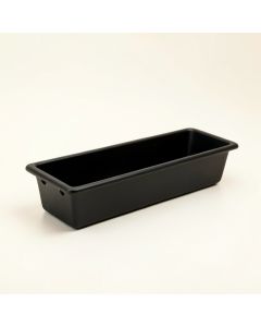 Flint Bend Empty Railing Planter With Integral Brackets - Black (synthetic illustration; no displayed measurements)