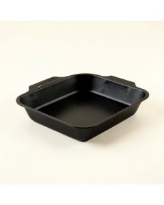 Hazel Bridge Serving Tray - Black (synthetic illustration; no displayed measurements)