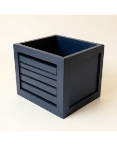 River Bluff Empty Furniture-Style Litter Enclosure - Navy (synthetic illustration; no displayed measurements)