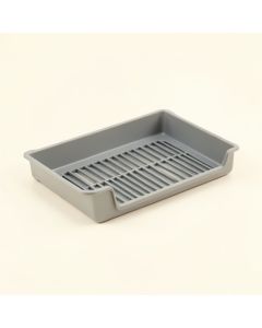 Juniper Dale Empty Under-Desk Cable Tray - Gray (synthetic illustration; no displayed measurements)