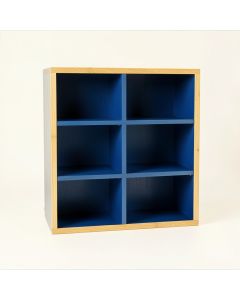 Ridge Branch Empty Mug-Storage Cabinet Insert - Blue (synthetic illustration; no displayed measurements)
